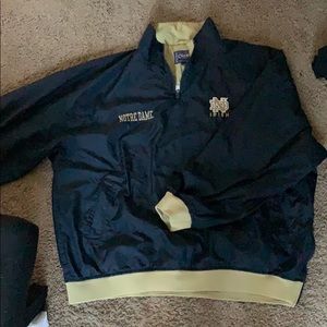 norte dame windbreaker